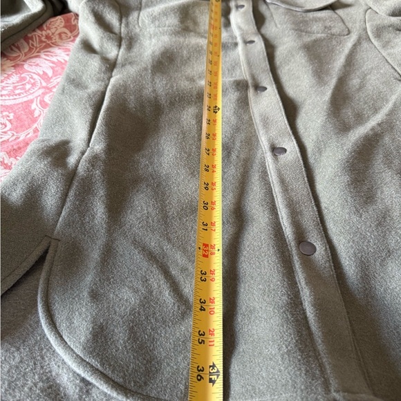 NWOT TALBOTS Sage/Olive Green Wool-Blend Shacket SZ L - Never Worn - Picture 7 of 16